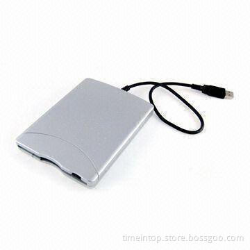 USB External Floppy Disk Drive for Netbook, Used with 1.44MB Disk Capacity and 14-inch USB Cable